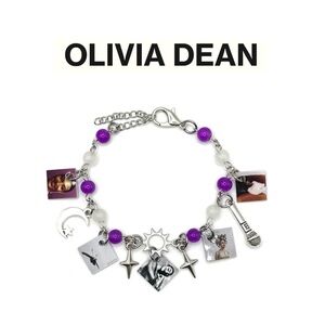 Olivia Dean Mini Album Cover Charm Bracelet | Concert Outfit Accessories